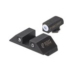Night Fision GLK-001-003-WGZG Night Sight Set Glock 17/19/34 White/Black