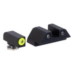 Night Fision Glock 48 Night Sight Set w/ Yellow Front Ring