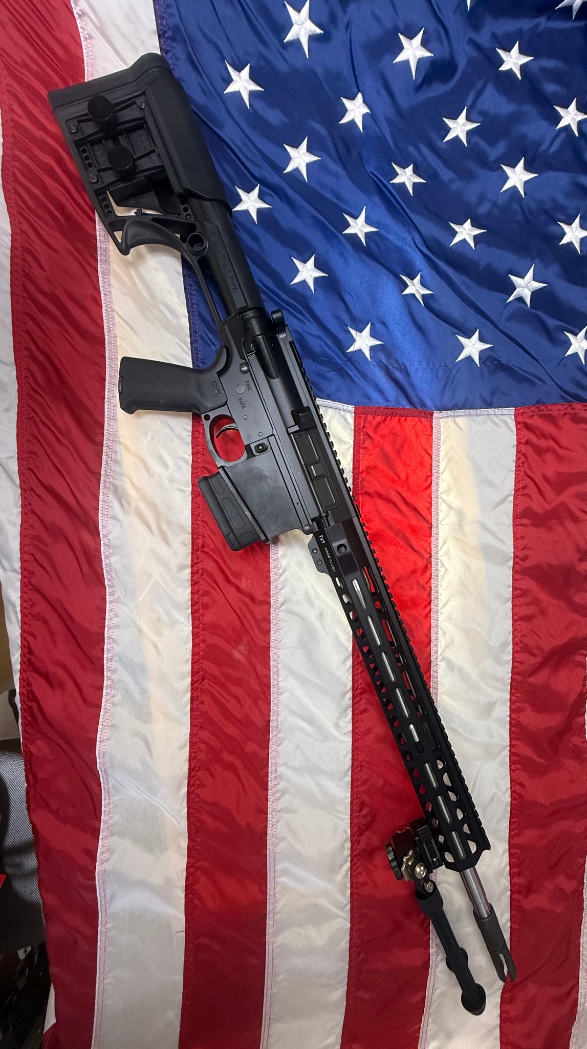 Palmetto State Armory PS-10 LUTH AR Stock Bipod Stainless Barrel