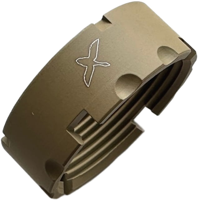 Forward Controls Design CNF Billet Castle Nut Flat Dark Earth