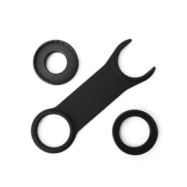 Area 419 0.880" Zero Die Ring Set 7/8-14 Black Nitride w/ Wrench