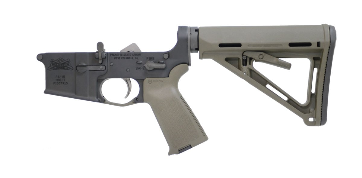 PSA AR-15 Complete Lower Magpul MOE Edition with EPT, Olive Drab Green