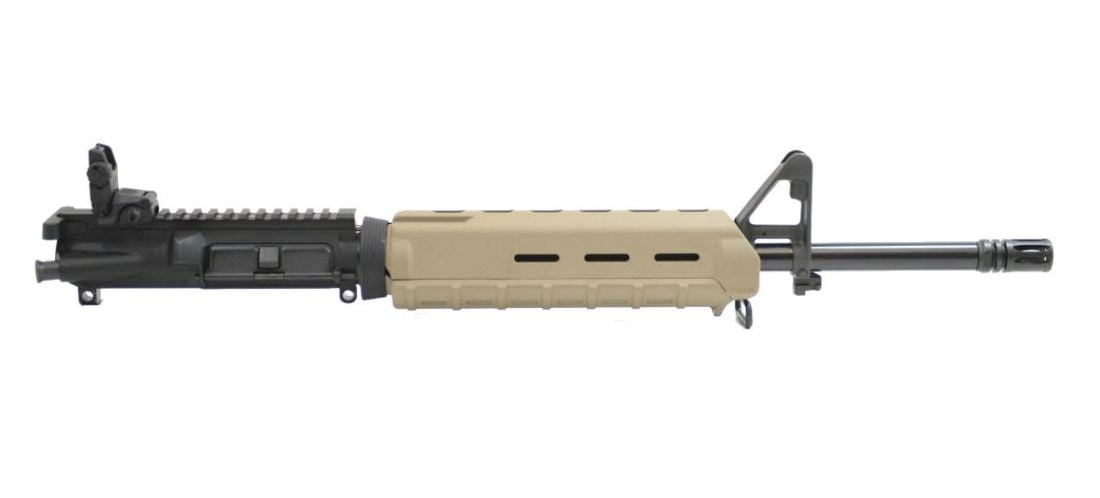 Palmetto State Armory PSA Upper 16 Mid-Length 5.56 NATO 1/7 Phosphate MOE With BCG CH Rear MBUS Flat Dark Earth