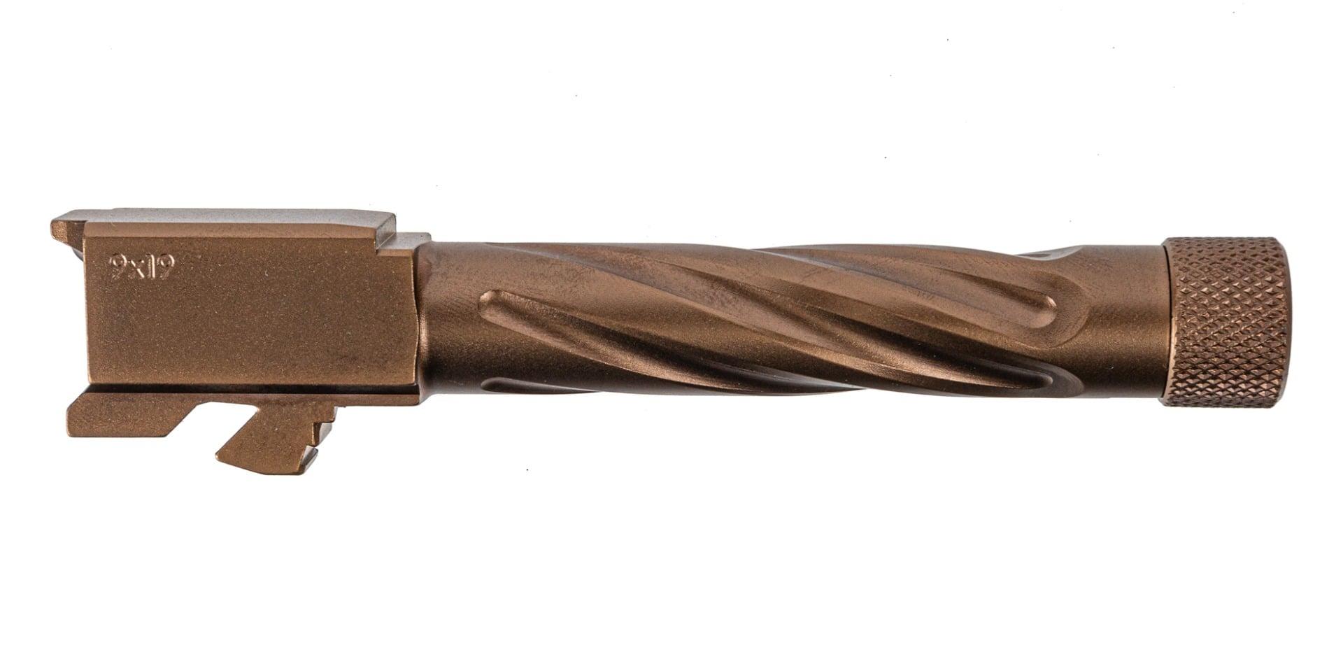 PSA Dagger Spiral Fluted Threaded Barrel - Copper