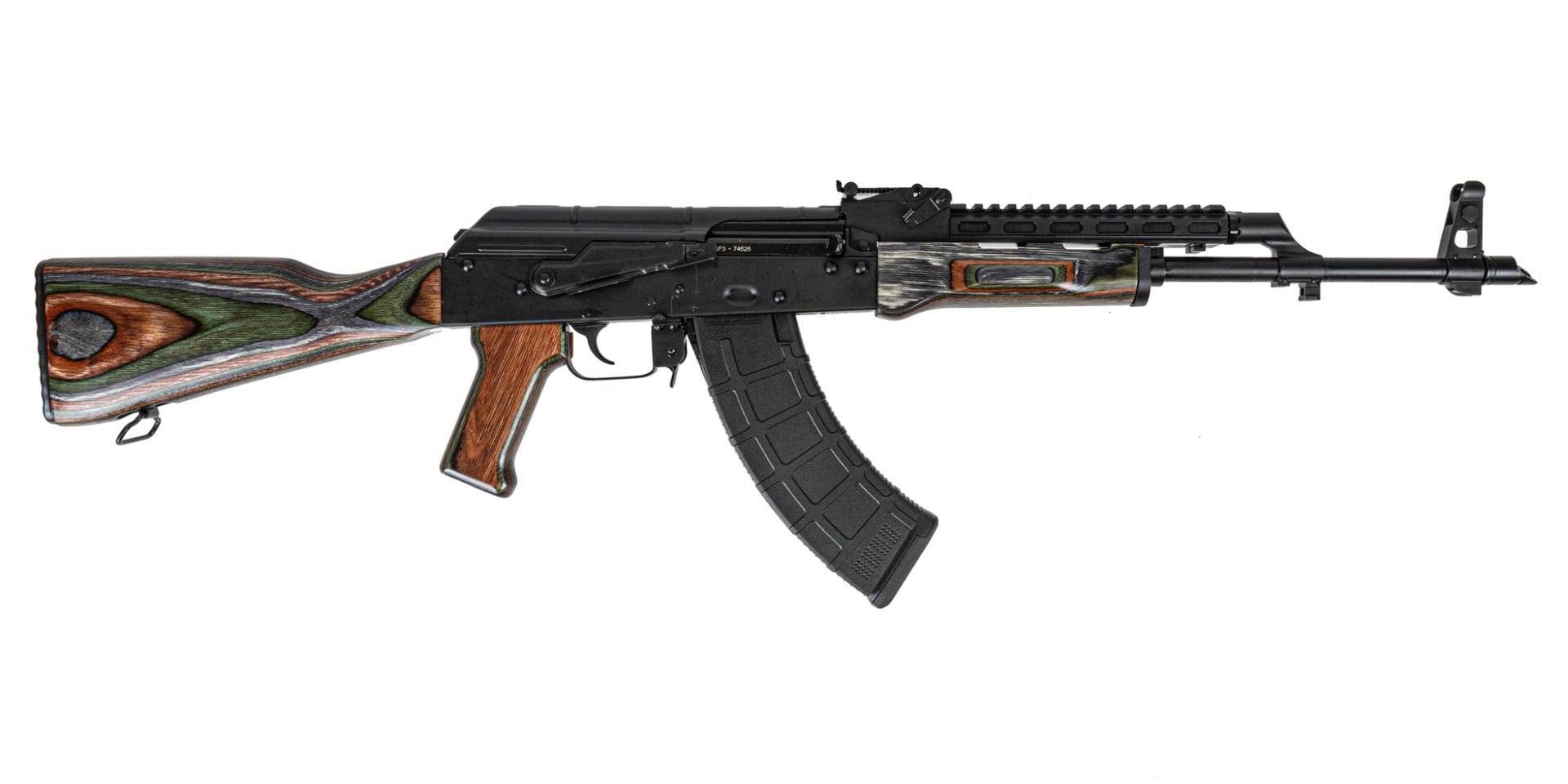 Palmetto State Armory PSA AK-47 GF3 Voodoo rifle with Soviet Arms railed gas tube