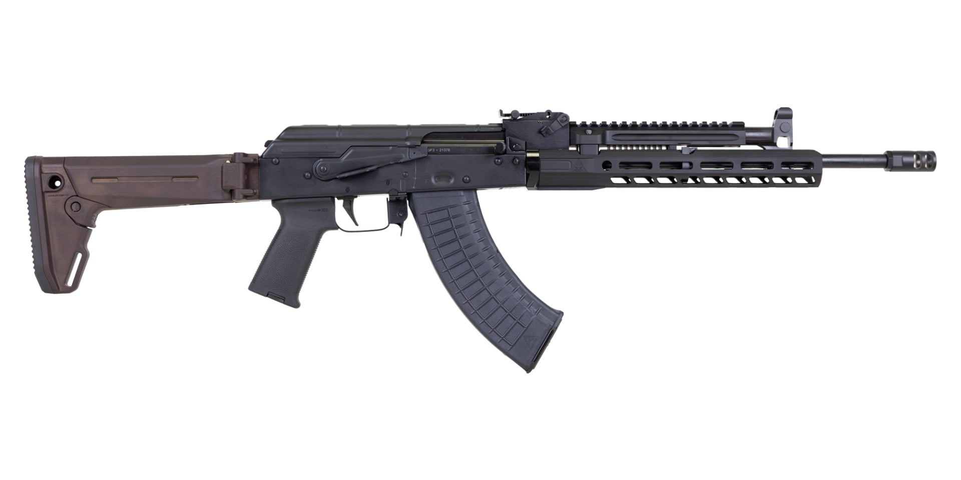 Palmetto State Armory AK-47 GF3-E rifle kit with ALG trigger & SLR Solo 11in rail