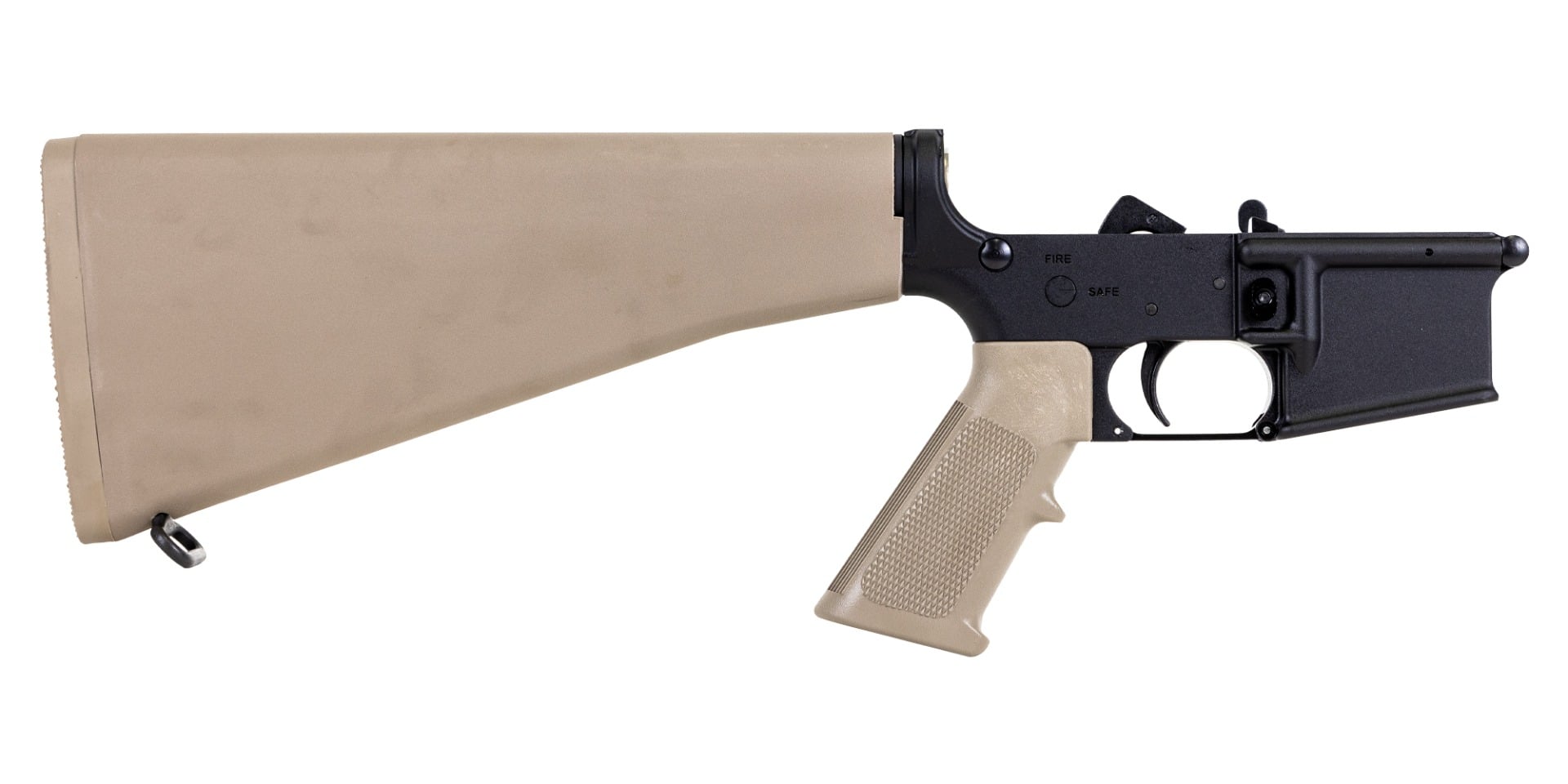 Palmetto State Armory PA15 Complete Classic A2 Lower Receiver (FDE) — 7075-T6
