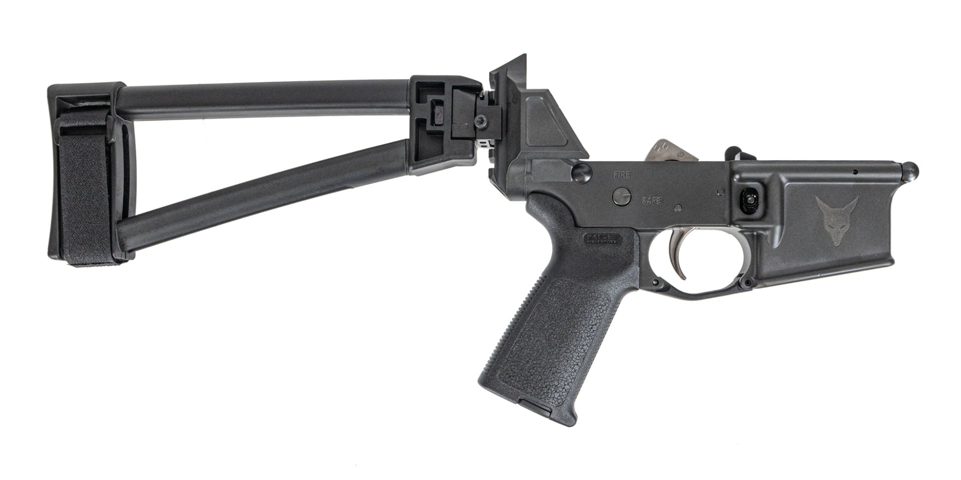 Palmetto State Armory JAKL .300 BLK Complete Lower MOE EPT with Side Folding Brace