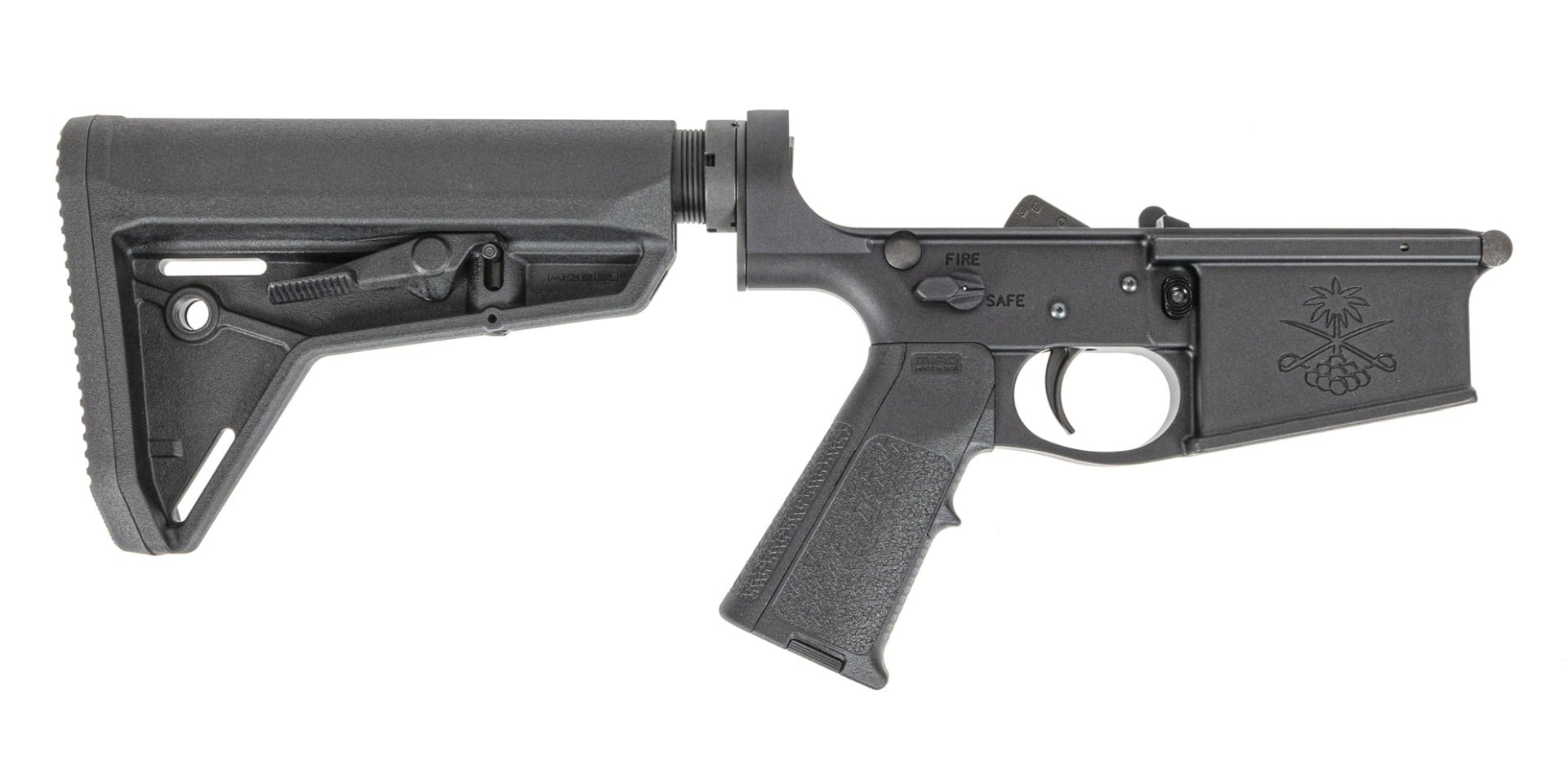Palmetto State Armory Sabre-10 Forged AR-10 Complete Lower MOE SL Stock MIAD Gen 1.1 Grip