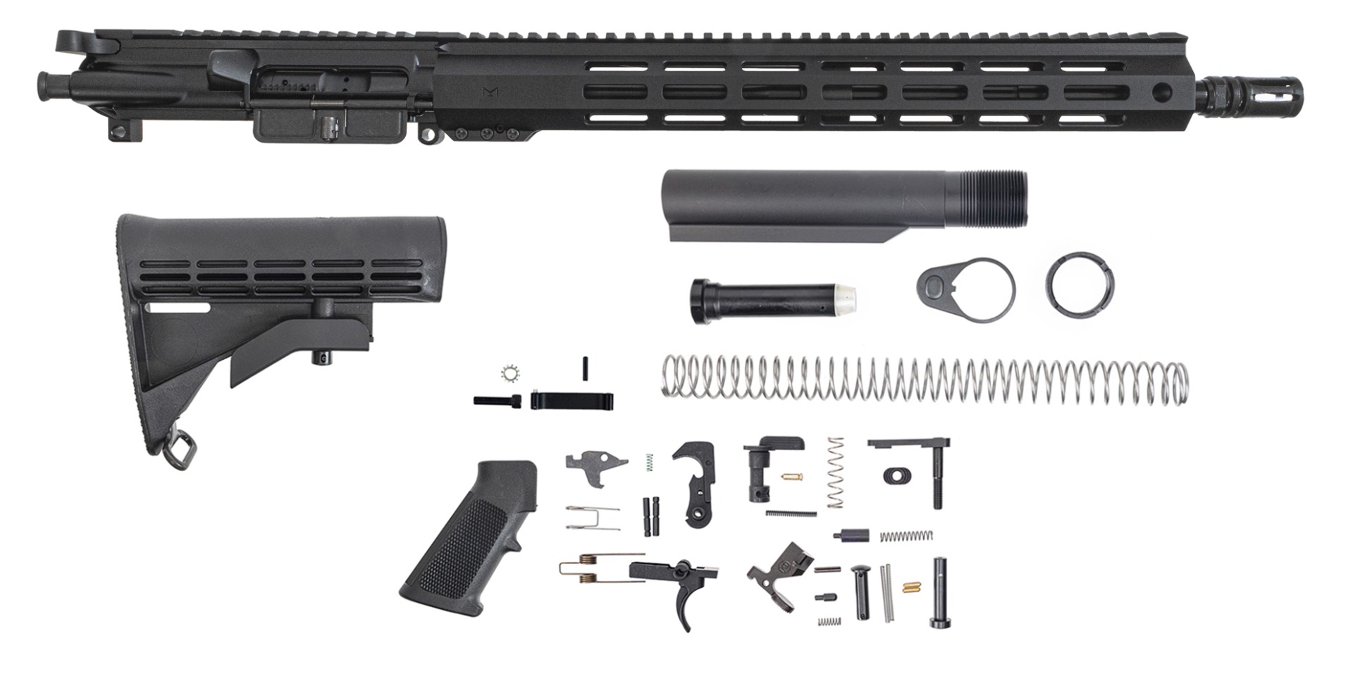 Palmetto State Armory PSA 16 Inch M4 Carbine-Length 5.56 NATO 1:7 Nitride Rifle Kit 15 Inch Hex M-Lok