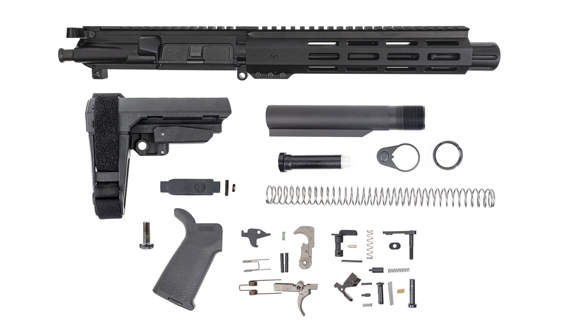 Palmetto State Armory PSA 7.5 in 300AAC Blackout Pistol Kit 9 in Hex M-Lok MOE EPT SBA3