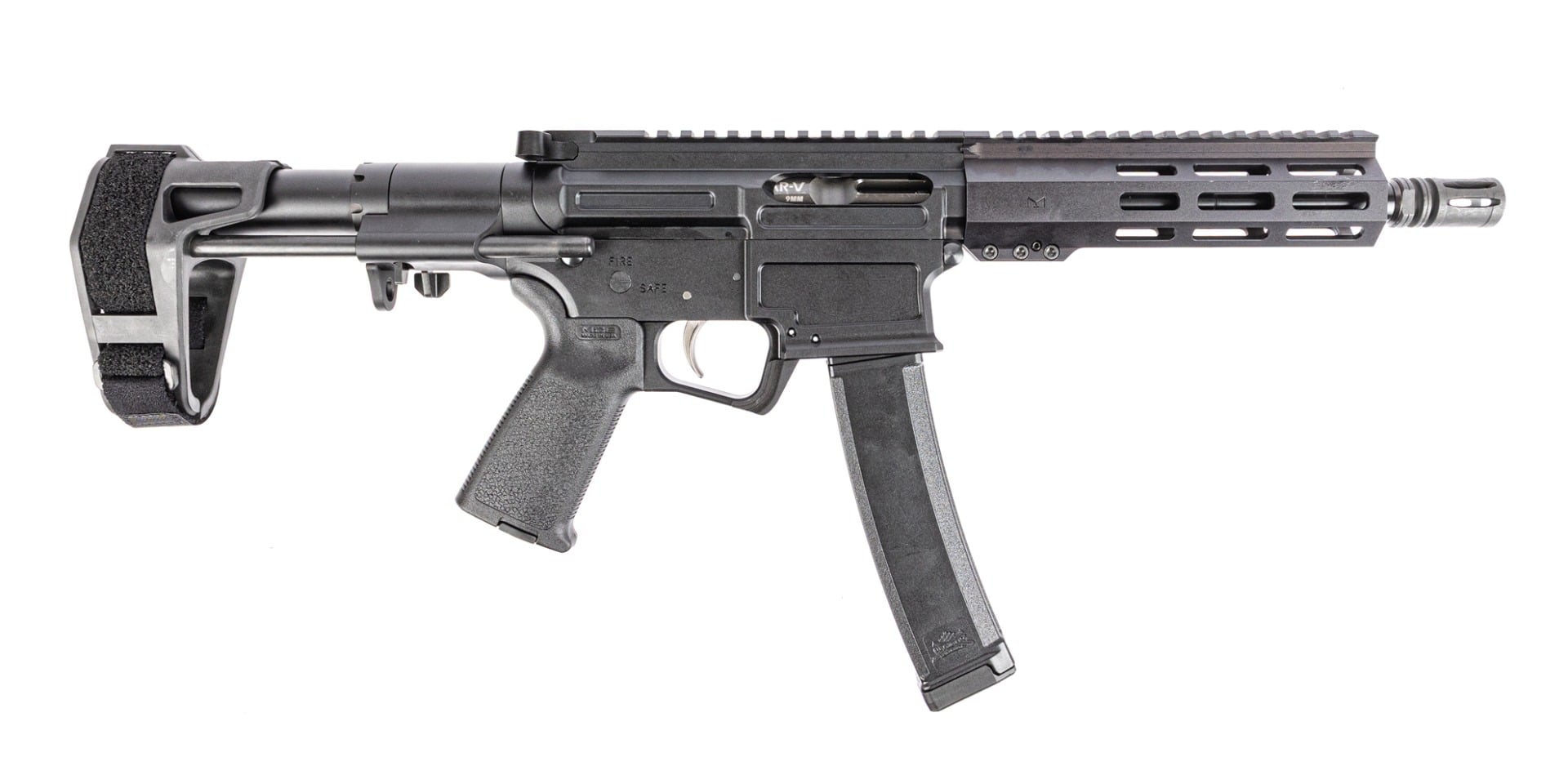 Palmetto State Armory PSA AR-V 9mm Upper Assembly PDW 8-Inch Hex M-LOK Rail