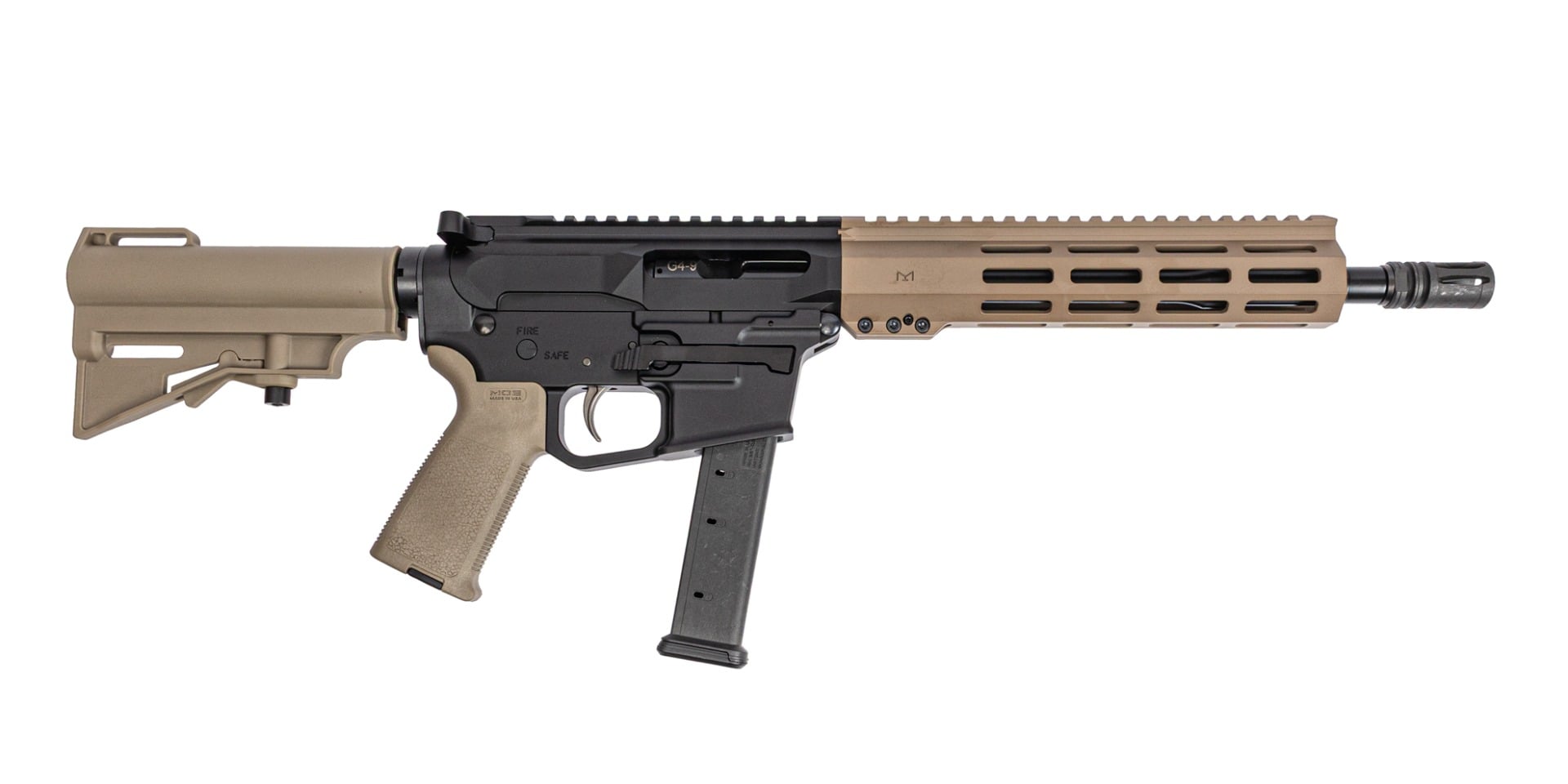 Palmetto State Armory Gen4 10.5" 9mm 1/10 GX Lightweight HEX M-Lok Upper