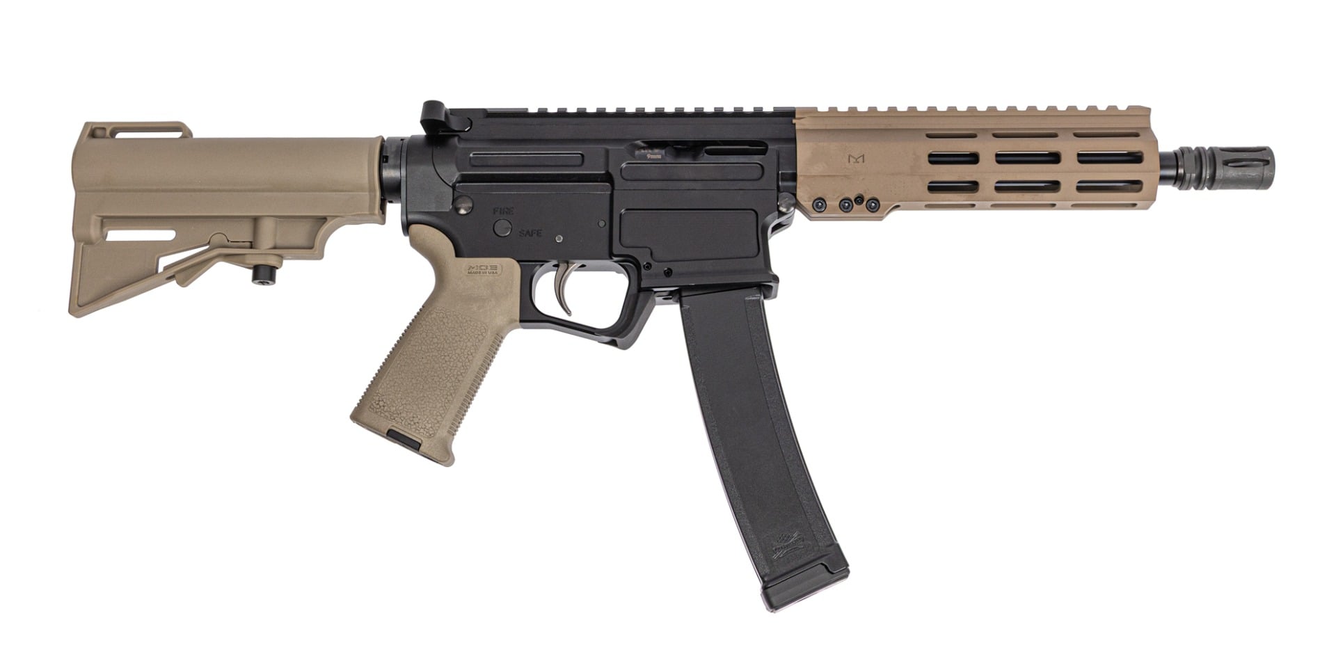 Palmetto State Armory AR-V 9mm 8" Upper Assembly w/ M-LOK Hex Rail