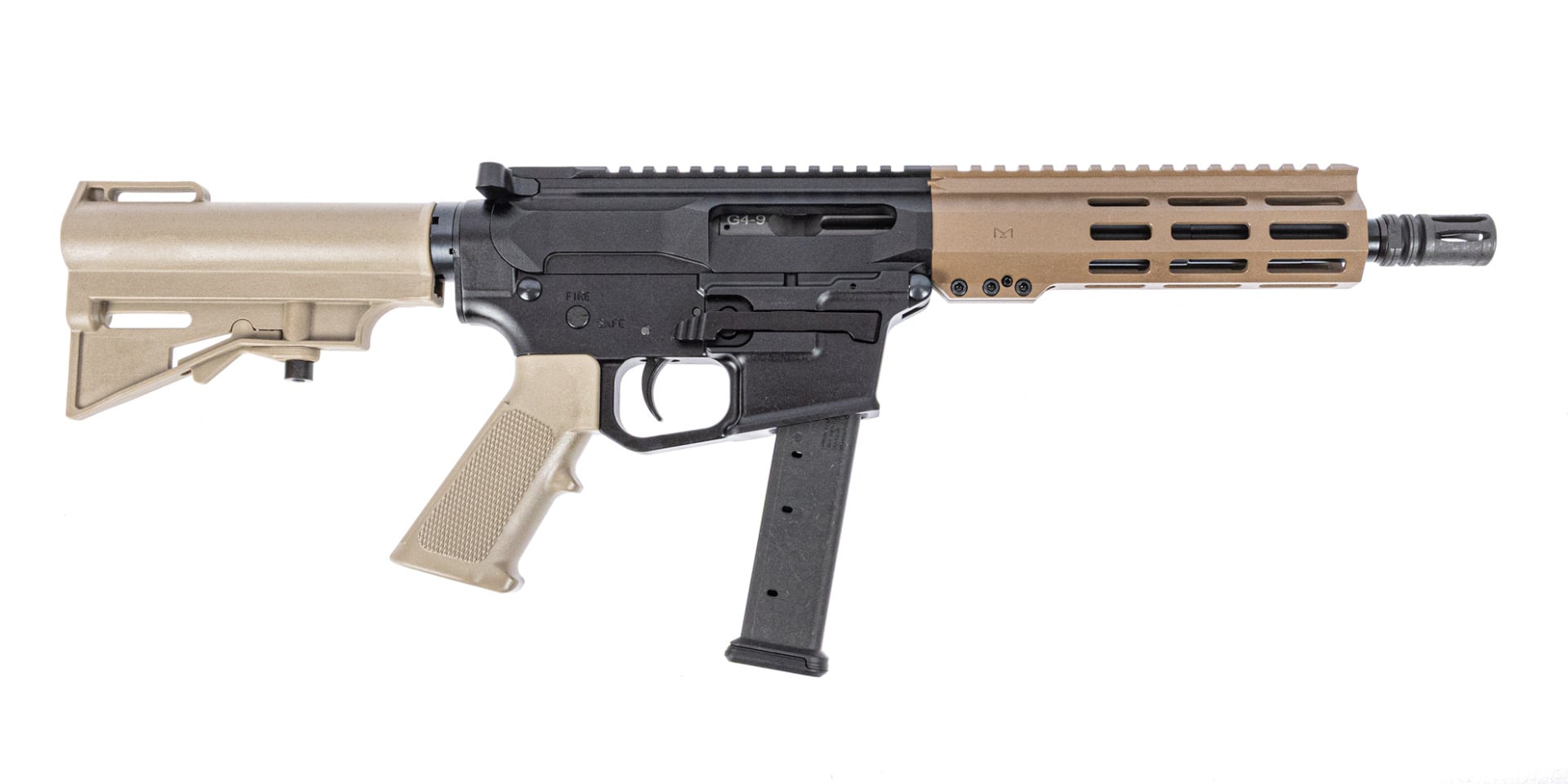 Palmetto State Armory PSA Gen4 8-Inch 9mm Har-15 Pistol Hex Lightweight M-Lok