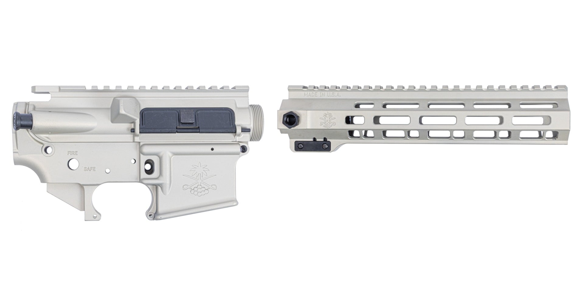 Palmetto State Armory Sabre-15 Builder Set 9.75in QDSM Rail Champagne