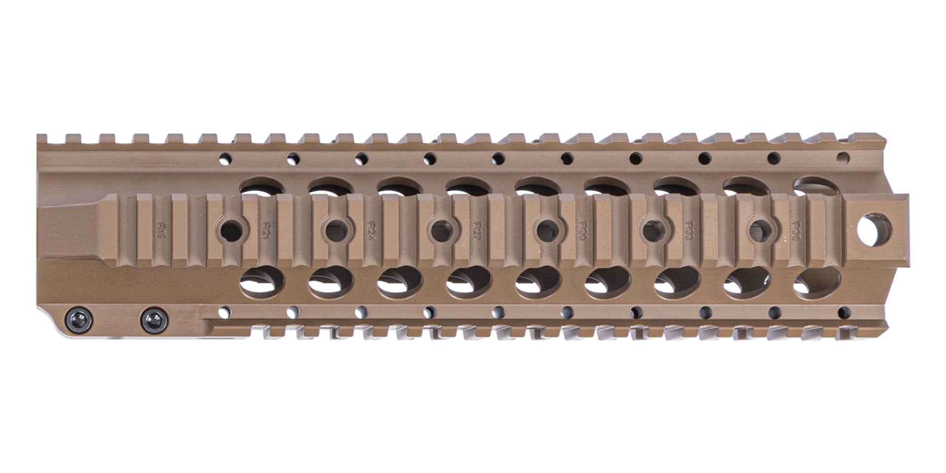 Palmetto State Armory Sabre-15 9in Quad Rail Handguard FDE Picatinny