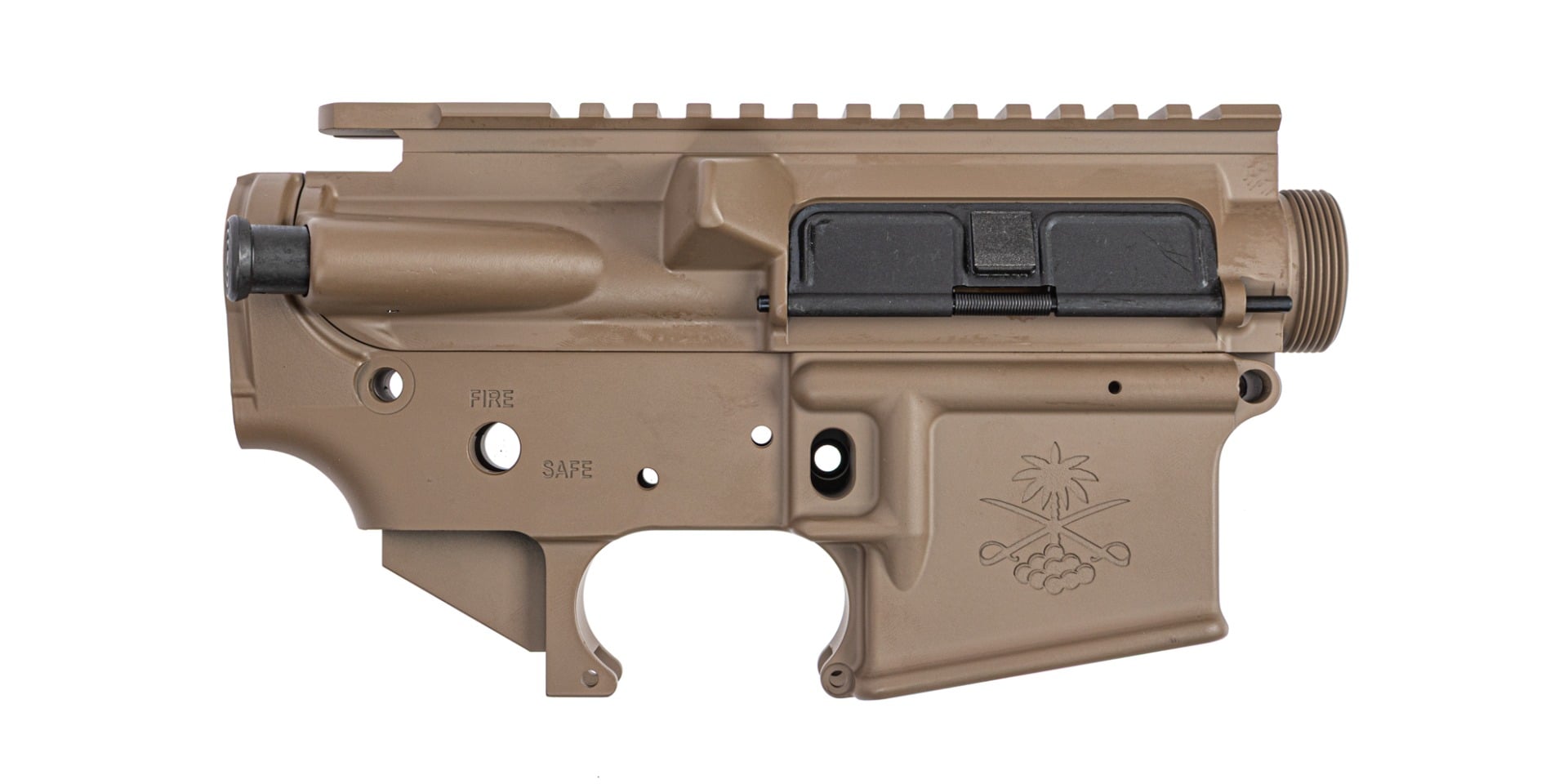 Palmetto State Armory Sabre-15 AR-15 Receiver Set FDE Upper & Lower