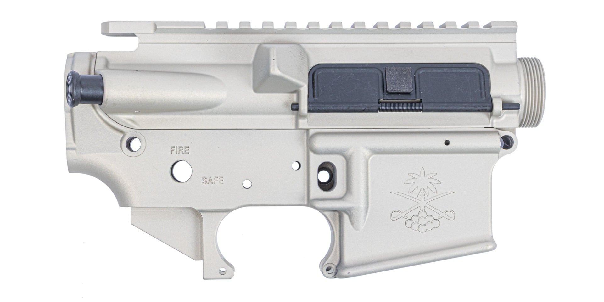 Palmetto State Armory Sabre-15 Receiver Set (Upper + Lower) Champagne AR-15