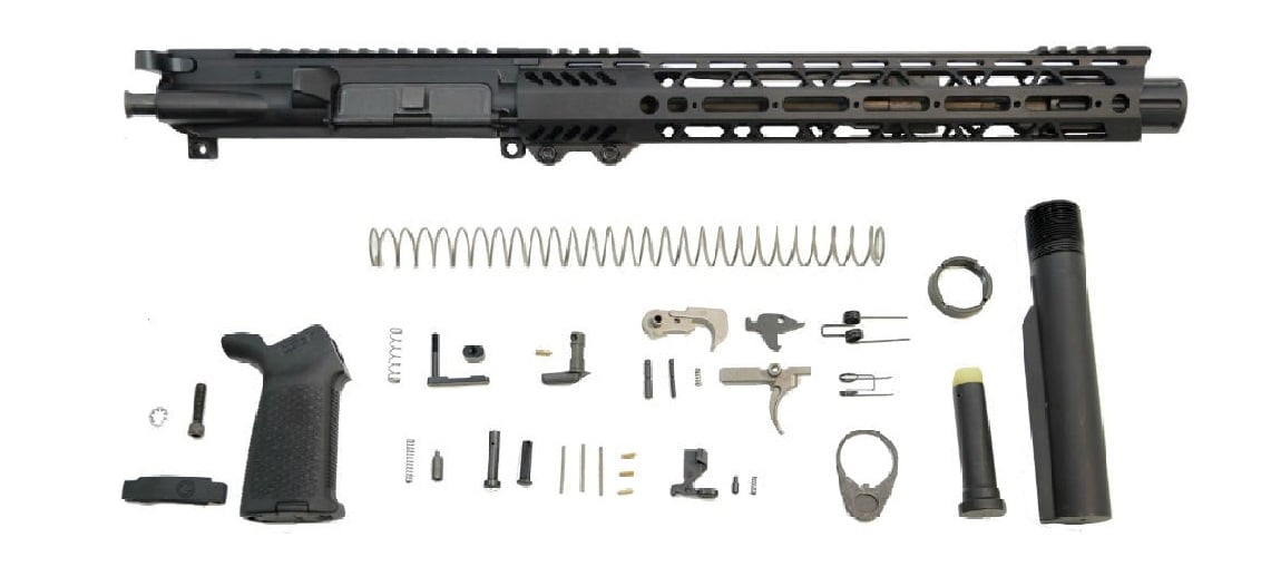 Palmetto State Armory PSA 10.5 Carbine Length 5.56 NATO 1/7 Nitride Slant End M-Lok MOE EPT Pistol Kit
