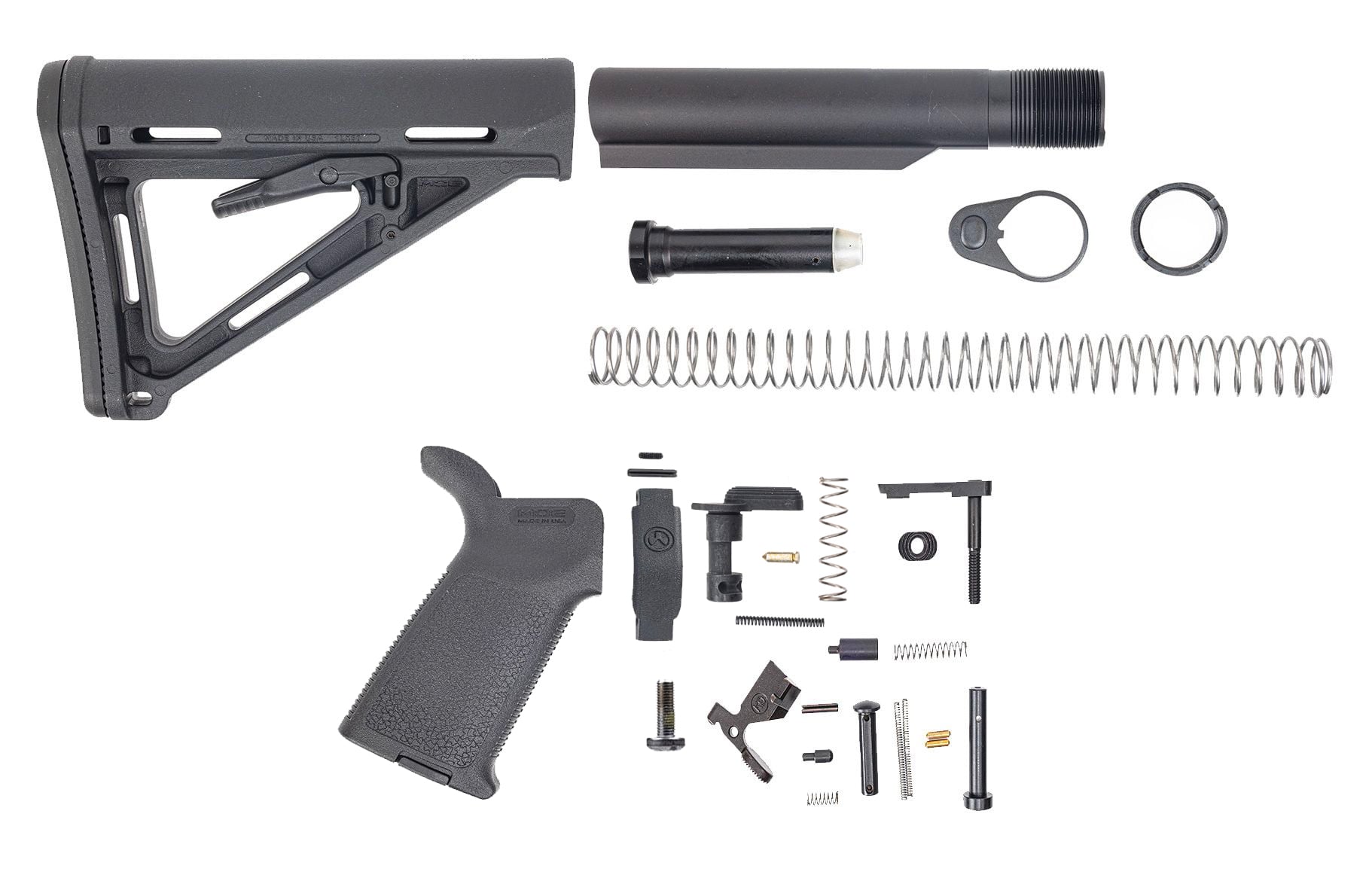 Palmetto State Armory AR-15 MOE Lower Build Kit (No Fire Control Group) Black