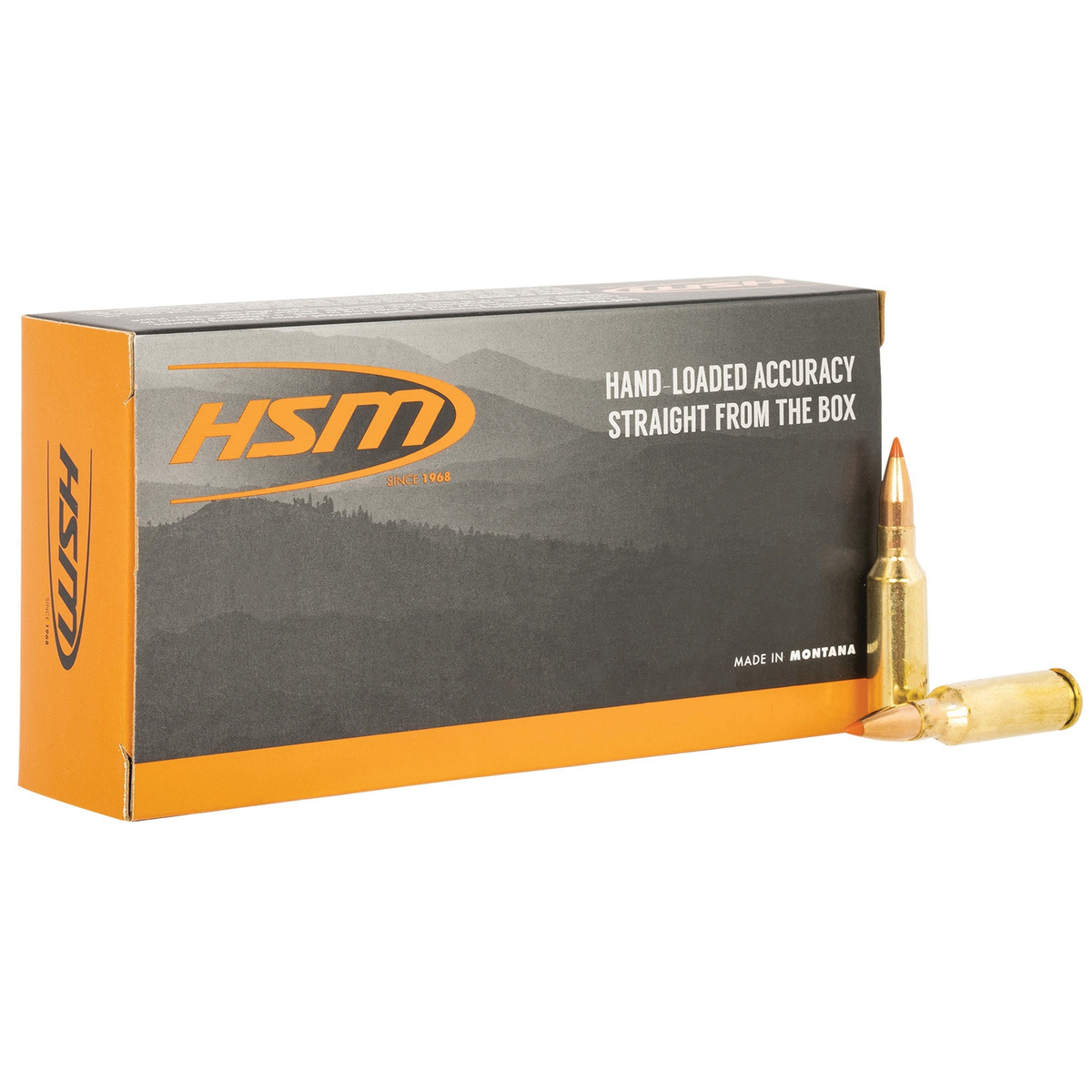 HSM Ammunition V-Max 6mm ARC 75gr JHP Rifle Ammunition