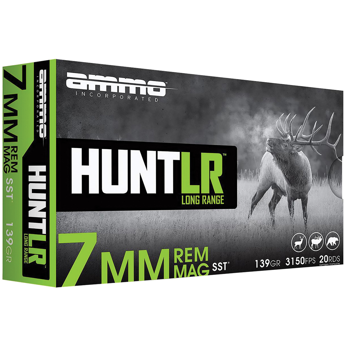 Ammo Inc Hunt Long Range 7mm 139 gr SST Rifle Ammo