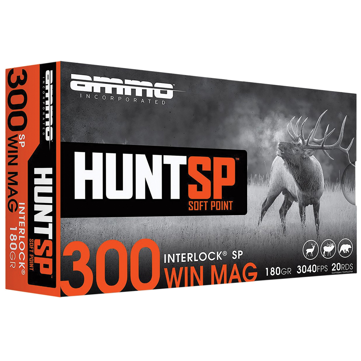 Ammo Inc Hunt .300 Win Mag 180gr SP Ammunition 20 Rounds