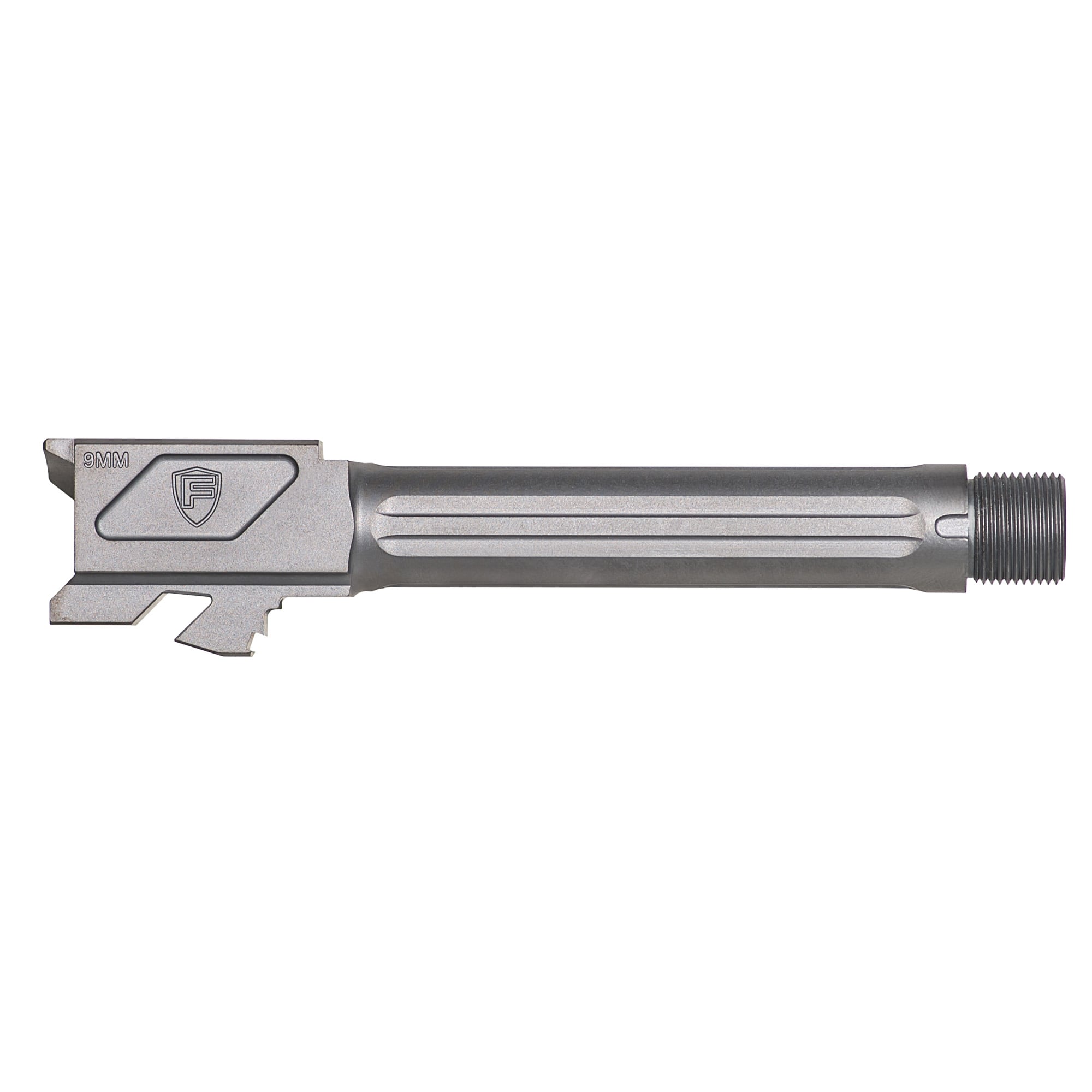 Fortis Match Grade Barrel for Glock 9mm 4.5" Threaded for Glock 19/x - FMG19TBGREY
