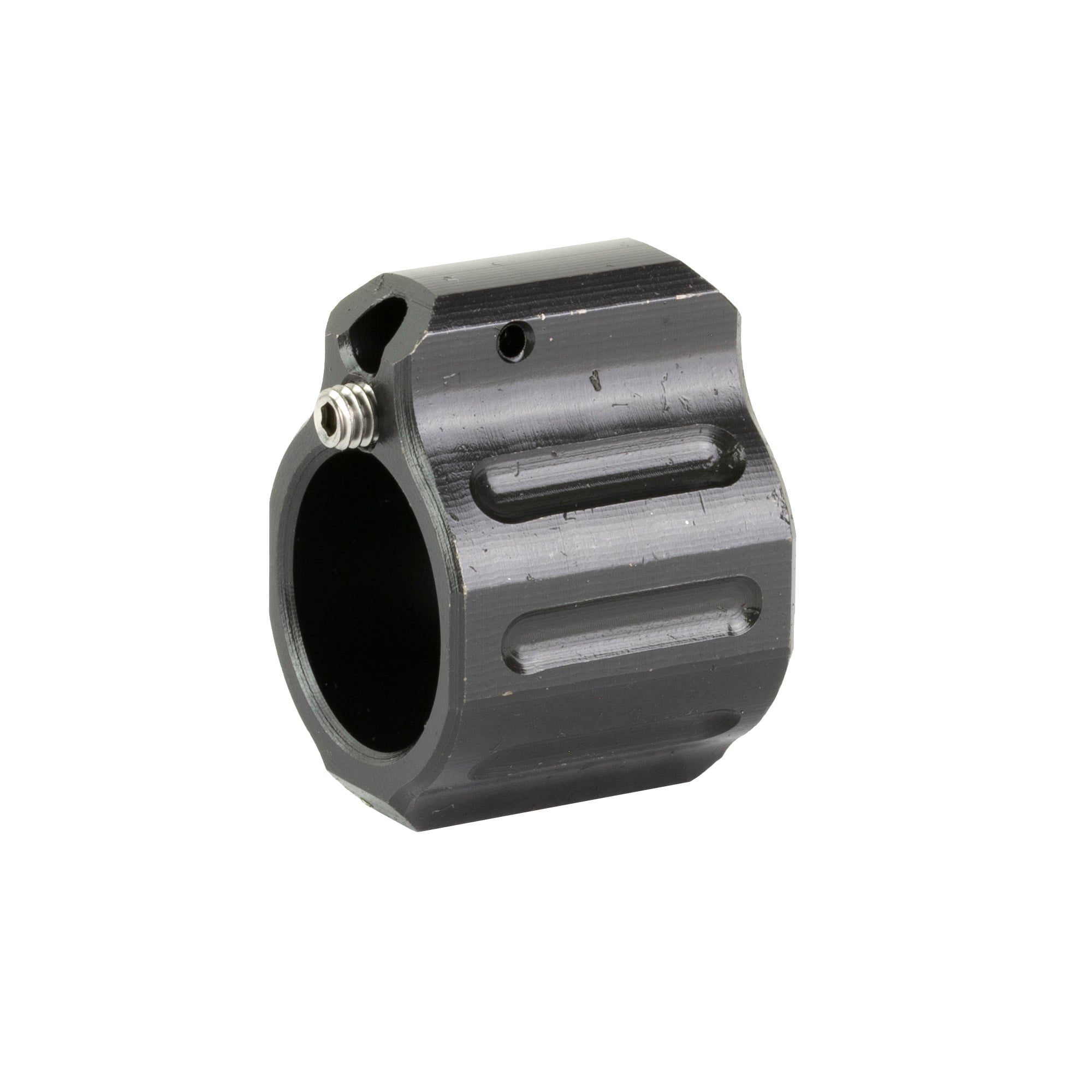 Odin Works Gas Block Black Matte Low-Profile Tunable Stainless Steel