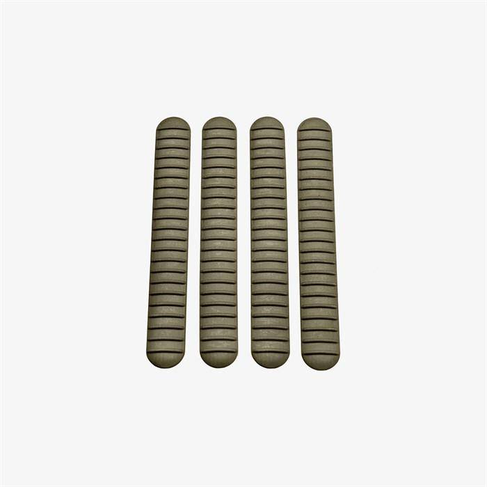 B5 Systems M-LOK Rail Cover 4.6in Rubber OD Green