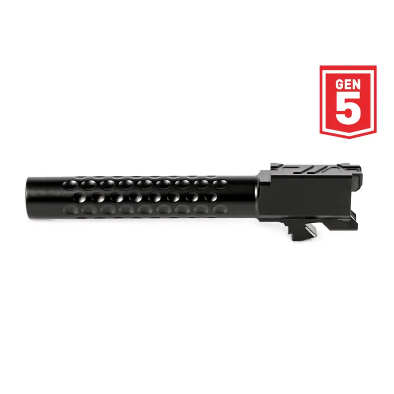 ZEV Optimized Match Barrel for Glock 17 Gen 5 - Black