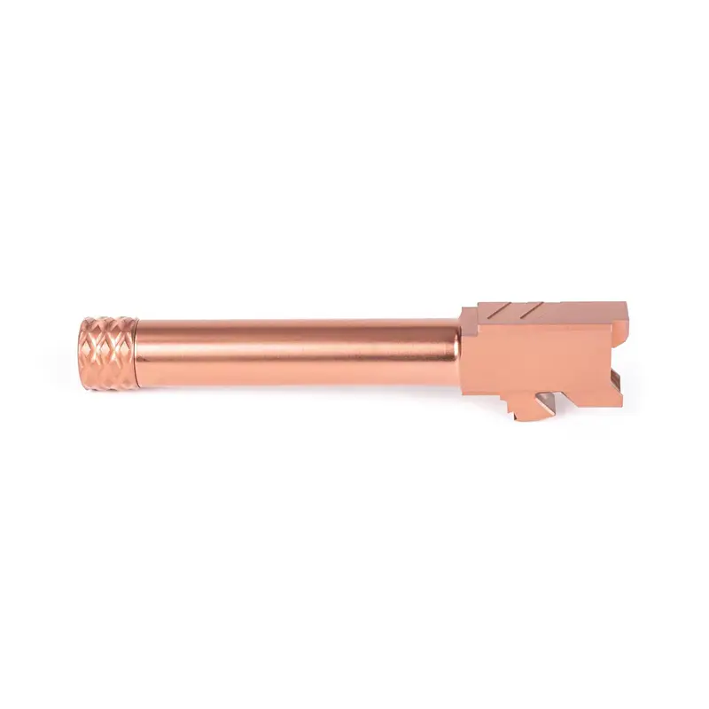 ZEV PRO Match Threaded Barrel for Glock 19 Gen 1-5, 1/2x28 Bronze
